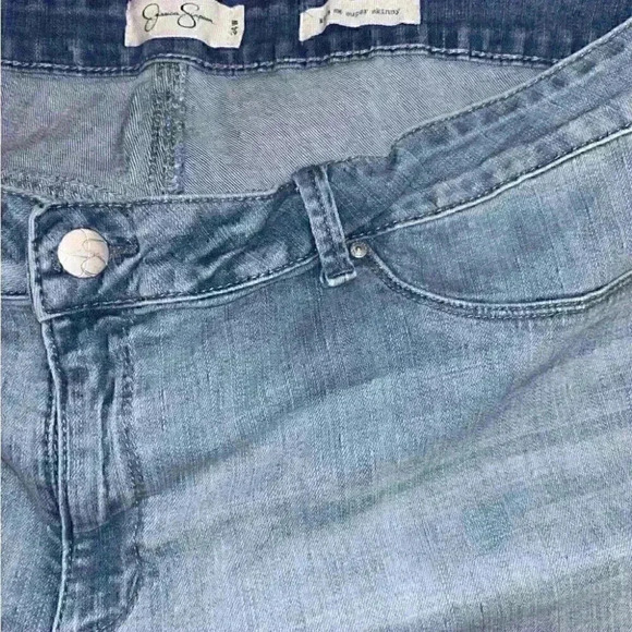 Jessica Simpson Kiss Me Super Skinny Women's Jeans Size 24w - Picture 4 of 5
